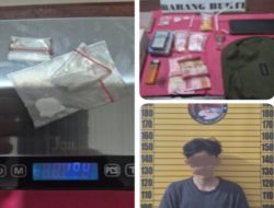 Polres Landak Amankan Pria di Jelimpo, Sabu 1,84 Gram Disita