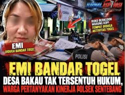 EMI Bandar Togel Desa bakau tak Tersentuh Hukum, Warga Pertanyakan Kinerja Polsek Sentebang