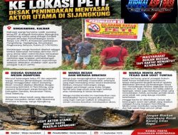 Ratusan Warga Turun ke Lokasi PETI, Desak Penindakan Menyasar Aktor Utama Di Sijangkung